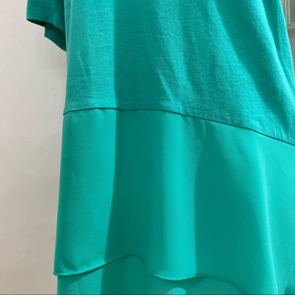 Michael Kors Turqoise Tiered Top - Picture 4 of 5